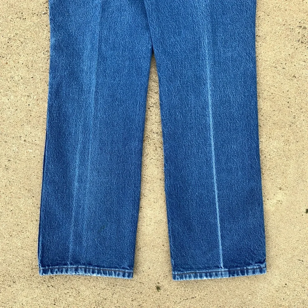 Wrangler Jeans 34x31 Blue Pants 936 Slim Cowboy Western‎ Rodeo Denim Tag 35x32